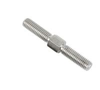 MNUPL 1pc M5 M6 M8 M10 M12 304 Acier Inoxydable Filetage Gauche et Droit Double tête Barre filetée Double extrémité Tige filetée Goujon Boulon(100mm,M6-2pcs)