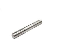 MNUPL 1pc tige filetée à Double extrémité M3 304 A2 boulons à goujon sans tête en acier inoxydable tige à vis bâton de dent barre filetée à double tête(90mm)
