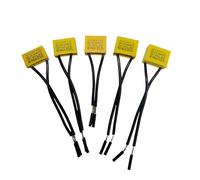 MNUPL 5 pièces AD K X2 Ligne de Bande de capacité de sécurité 0.1uF 0.15uF 0.22uF 0.33uF 0.47uF 250V-275V boîtier condensateur de sécurité à Fil Flexible (Size : 0.47UF)