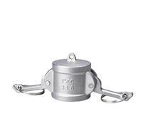 MNUPL Adaptateur de raccord Camlock for arroseur de jardin en acier inoxydable 1/2, 3/4 ", 304", 1 pièce, barbe Camlock, déconnexion rapide for raccords de pompes à tuyaux(DC,1")