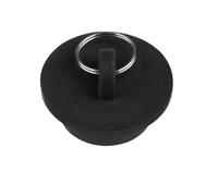 MNUPL Bouchon de vidange en Caoutchouc for évier de Cuisine, 1 pièce, Bouchon de vidange de Sol for évier de Baignoire, Bouchon Anti-Fuite for Linge, Fournitures de Salle de Bains(36.3-38.3mm Black)
