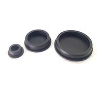 MNUPL Bouchon en Caoutchouc de Silicone Noir de Type T de 6,8 mm à 201,5 mm, Bouchon d'étanchéité, Embouts de Trou, Inserts étanches, Absorbant Les Chocs(A 10mm (10pcs))