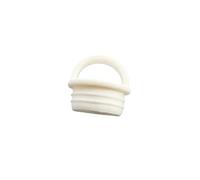 MNUPL Bouchon for canalisation de seau de vadrouille blanc, seau rond, trous de vidange, bouchons avec poignée, couvercle de sortie for salle de bains, buanderie, cuisine, 1 pièce(22x16mm,2Pcs-White)
