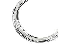 MNUPL Câble électrique plaqué Argent de 2 m, 30/28/26/24/22/20/17 AWG, cuivre OFC Haute pureté, câble de Signal for Haut-Parleur Audio HiFi et Casque, DIY(White,2 Meters_SQ0.35MM)