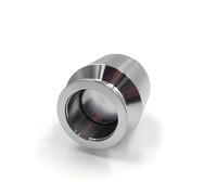 MNUPL Clapet anti-retour sanitaire en ligne à trois brides en acier inoxydable 304, KF16, KF25, KF40, KF50, adapté aux conduites à vide et aux pompes à vide(KF50)