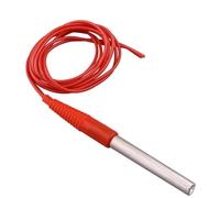 MNUPL Élément Chauffant à Cartouche for Aquarium, 1 pièce, 12v/24v, câble étanche entièrement scellé de 1m, 50w/100w/200w, Tuyau de Chauffe-Eau électrique Ss304(24V 200W)