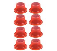 MNUPL Joint d'étanchéité de robinet en Silicone, 10 pièces, bague d'étanchéité Portable anti-fuite, accessoires de quincaillerie de salle de bains pratiques(Red)