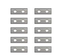 MNUPL Lame de Coupe en carbure, Couteau rectangulaire à 4 Bords réversibles for Le Travail du Bois, rainurage de Surface, 29.5 × 9 × 1.5mm, 10 pièces