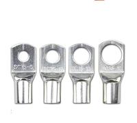 MNUPL Lot de 10 cosses de câble en cuivre SC35-6/8/10/12, Embouts de Fil Robustes, cosses à sertir for Batterie, connecteurs avec Gaine thermorétractable 2:1(SC35-10 10PCS)