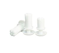 MNUPL Lot de 100 Rivets à Pression en Nylon de Type R, 2 mm, 3 mm, 3,5 mm, 4 mm, 5 mm, 6 mm, for Fixation de Carte PCB d'ordinateur(White,R 3570(100 Pcs))