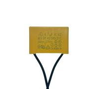 MNUPL Lot de 2 condensateurs de sécurité AD K X2, 1 uF, 2,2 uF, 3,3 uF, 4,7 uF, 250 V-275 V, boîtier Flexible, câble de sécurité(4.7UF 2PCS)