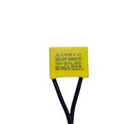 MNUPL Lot de 5 condensateurs de sécurité AD K X2, 0,1 uF, 0,15 uF, 0,22 uF, 0,33 uF, 0,47 uF, 250 V-275 V, boîtier flexible, condensateur de sécurité(0.47UF)