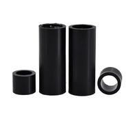 MNUPL M6.2 Black ABS Non-Threaded Hollowed Nylon Spacer Round Standoff Washer PCB Support Spacers for TV Install(40mm(10pcs))