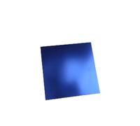 MNUPL Plaque en alliage d'aluminium anodisé bleu 5052, épaisseur de plaque plate en aluminium 0,5/0,8/1/1,5/2 mm, 100 x 100, 200 x 200, 200 x 300, 300 x 300 mm(100x100x0.5mm 5Pcs)