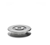 MNUPL Poulie à roulement/Ouverture de Roue en Fer R5, poulie en U rainurée, Rail de Guidage, Corde en Acier, 8x50x13-14mm, 1 pièces(8X50X13-14mm-R3)
