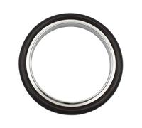 MNUPL Raccord de serrage à vide en acier inoxydable KF16 KF25 KF40 KF50 SS304 avec support de centrage et joint torique en fluor(Bronze Yellow,KF50)