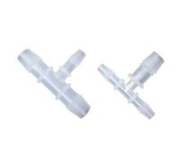 MNUPL Raccord en T réducteur en plastique 5 pièces/connecteur en T PP avec différentes tailles de port/joint de tuyau à trois voies en plastique(8-12-8)