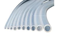 MNUPL Tuyau en caoutchouc de silicone transparent de qualité alimentaire, diamètre intérieur: 0,5/2,5/3/4/5/6/7/8/9/10/12-25mm(13x15mm (1Meter))