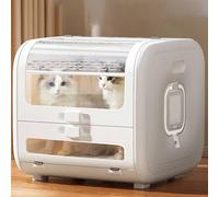 MNUvxzaewf Séchoir for Animaux, boîte de séchage for toilettage, capacité 100 L, 4 Modes/6 Vitesses Ventilation, contrôle la température 16 à 40 °C et minuterie 1 120 Min