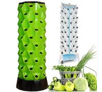 MNUvxzaewf Système de Culture hydroponique, Ensemble Tours Hors Sol, système Vertical for Jardin intérieur(Green,10floors)