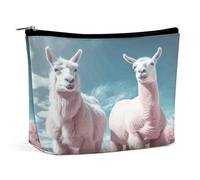 MNVTSKOP Alpacas Together Trousse de toilette portable de grande capacité pour femme