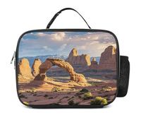 MNVTSKOP Arches National Park Lunch Box Réutilisable Sac à Lunch étanche Sac fourre-tout avec poignée pour Bureau Pique-Nique Plage