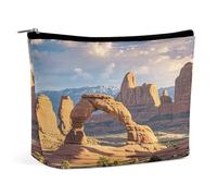 MNVTSKOP Arches National Park Trousse de toilette de grande capacité pour femme