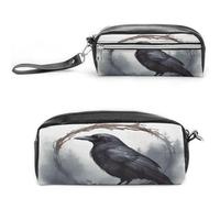 MNVTSKOP Black Crow Petite trousse de maquillage portable pour femme et enseignante