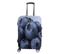 MNVTSKOP Blueberry Housse de protection en polyester élastique pour valise, résistante aux rayures, lavable, blanc, XL