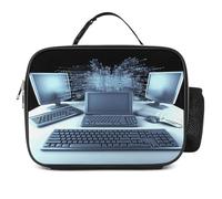 MNVTSKOP Boîte à déjeuner réutilisable étanche avec poignée pour ordinateur et Internet pour bureau, pique-nique, plage