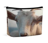 MNVTSKOP Docile Trousse de toilette portable de grande capacité pour femme Motif chèvre