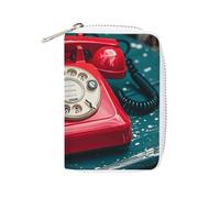 MNVTSKOP Étui en cuir souple pour cartes de crédit, bancaires, cartes bancaires, téléphone et visite avec 20 emplacements pour cartes d'identité, fermeture éclair, pour homme et femme, Angleterre