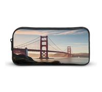 MNVTSKOP Golden Gate Bridge Trousse à crayons de grande capacité pour homme et femme