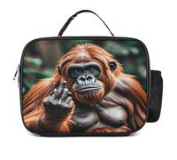 MNVTSKOP Gorillas Boîte à déjeuner réutilisable étanche avec poignée pour bureau, pique-nique, plage