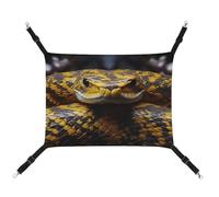 MNVTSKOP Hamac pour animal domestique - Respirant - Avec sangles réglables et crochets en métal - Pour intérieur et extérieur - Jaune