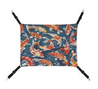 MNVTSKOP Hamac respirant à suspendre pour chat avec sangles réglables et crochets en métal pour petit animal de compagnie pour intérieur et extérieur