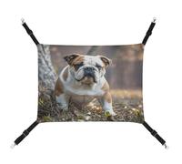 MNVTSKOP Hamac respirant pour chat avec sangles réglables et crochets en métal pour petit animal domestique en peluche douce pour intérieur et extérieur