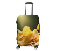 MNVTSKOP Housse de protection en polyester élastique pour valise, résistante aux rayures, lavable et résistante aux rayures, blanc, XL