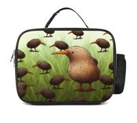 MNVTSKOP Kiwi Bird Boîte à déjeuner réutilisable étanche avec poignée pour bureau, pique-nique, plage