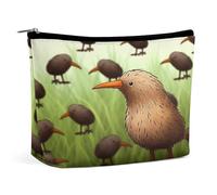 MNVTSKOP Kiwi Bird Trousse de toilette portable de grande capacité pour femme