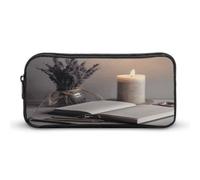 MNVTSKOP Light A Candle Trousse à crayons de grande capacité pour homme et femme