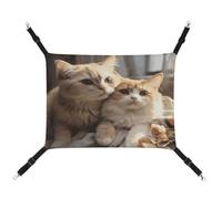 MNVTSKOP Lovers Cat Pet Hamac respirant à suspendre avec sangles réglables et crochets en métal pour petit animal domestique lit cachette pour intérieur et extérieur