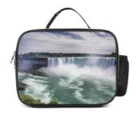 MNVTSKOP Niagara Falls Boîte à déjeuner réutilisable étanche avec poignée pour bureau, pique-nique, plage