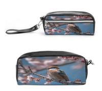 MNVTSKOP Petite trousse de maquillage « A Little Bird » - Trousse de voyage portable pour femmes et enseignantes