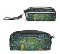 MNVTSKOP Petite trousse de maquillage pour questions mathématiques - Organiseur de papeterie portable pour femmes et enseignantes