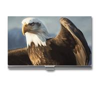 MNVTSKOP Porte-cartes de visite fin en métal - Porte-cartes de visite - Porte-cartes de visite professionnel - Organisateur de cartes de crédit pour homme et femme