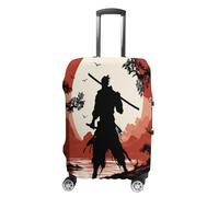 MNVTSKOP Samurai Housse de protection en polyester élastique pour valise, résistante aux rayures, lavable, blanc, L