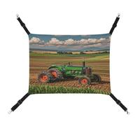MNVTSKOP Tractor Farm Hamac respirant à suspendre pour chat avec sangles réglables et crochets en métal pour petit animal de compagnie pour intérieur et extérieur