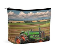 MNVTSKOP Tractor Farm Trousse de toilette portable de grande capacité pour femme