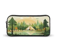 MNVTSKOP Trousse à crayons de grande capacité avec motif tipi pour homme et femme